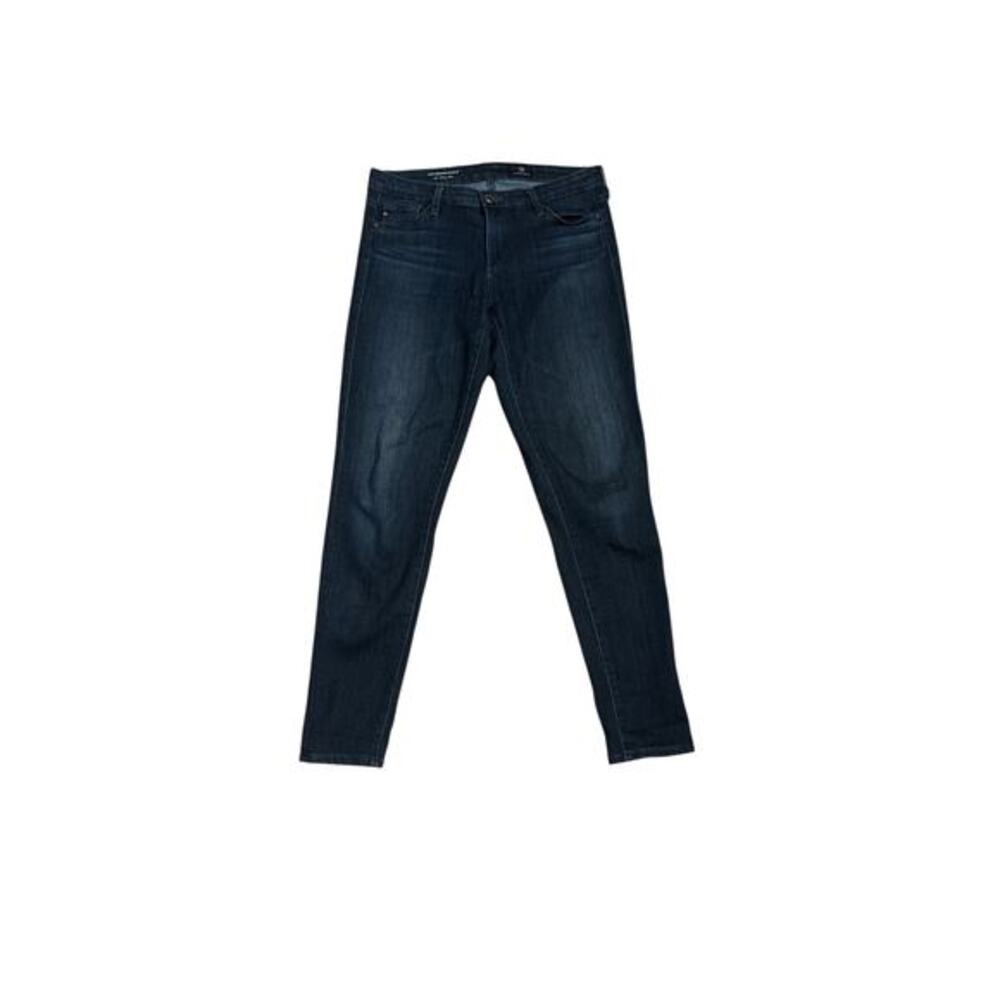 AG Adriano Goldschmied Legging Ankle Jeans 28R Dark Wash Viscose Blend Skinny
